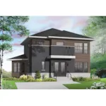 Front Photo 02 - Caldera Hill Modern Home 032D-0952 - Search House Plans and More