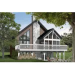 Front Photo 02 - Sun Stream A-Frame Home 032D-0956 - Shop House Plans and More