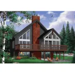 Front Photo 05 - Sun Stream A-Frame Home 032D-0956 - Shop House Plans and More