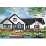 Rear Photo 01 - Suncrest Bay Modern Farmhouse 032D-0959 - Shop House Plans and More