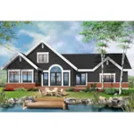 Rear Photo 03 - Suncrest Bay Modern Farmhouse 032D-0959 - Shop House Plans and More