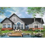 Rear Photo 04 - Suncrest Bay Modern Farmhouse 032D-0959 - Shop House Plans and More