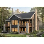 Rear Photo 01 - Gordon Bay Waterfront 032D-0960 - Search House Plans and More