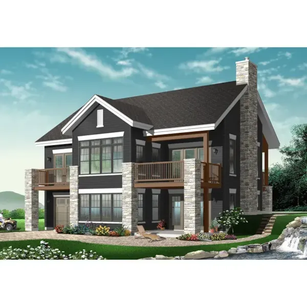 Rear Photo 05 - Gordon Bay Waterfront 032D-0960 - Search House Plans and More