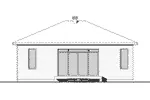 Ranch House Plan Rear Elevation - Camille Hill 032D-0963 - Search House Plans and More