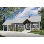 Front of Home - Olympe One-Story Home 032D-0971 - Shop House Plans and More