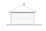Building Plans Rear Elevation - Passatt 2-Car Garage 032D-0973 | House Plans and More
