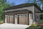 Building Plans Front of Home - Toureg 032D-0974 | House Plans and More