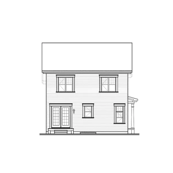 Rear Elevation - Apple Gate Country Home 032D-0979 - Search House Plans and More