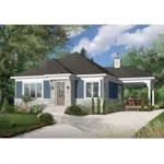 Front Photo 01 - Maryann Contemporary Cottage 032D-0982 - Shop House Plans and More