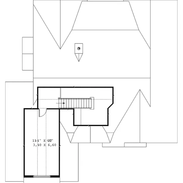 Second Floor - Palmgrove Stucco Sunbelt Home 032D-0986 - Shop House Plans and More