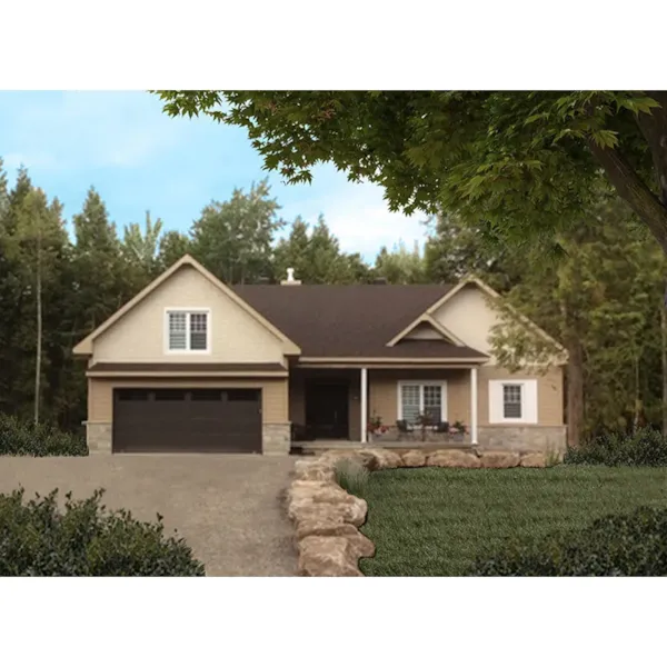 Front Photo of House - Aldergrove Ranch Home 032D-0987 - Search House Plans and More