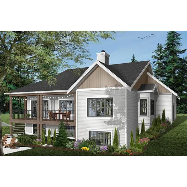 Rear Photo 03 - Aldergrove Ranch Home 032D-0987 - Search House Plans and More