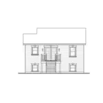 Rear Elevation - Leighton Lane 032D-0989 - Shop House Plans and More