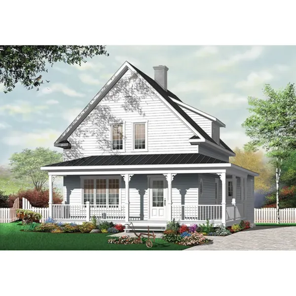 Front Photo 02 - Calhoune Bungalow Style Home 032D-0992 - Search House Plans and More