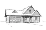 Front Elevation - Louisia Two-Story Home 032D-0994 - Shop House Plans and More