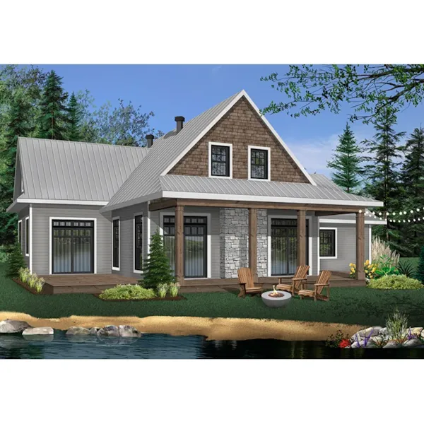 Rear Photo 01 - Louisia Two-Story Home 032D-0994 - Shop House Plans and More