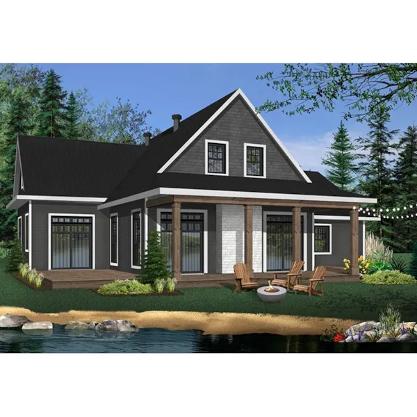 Rear Photo 02 - Louisia Two-Story Home 032D-0994 - Shop House Plans and More