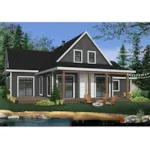 Rear Photo 02 - Louisia Two-Story Home 032D-0994 - Shop House Plans and More