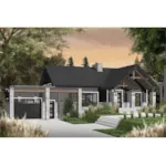 Front of Home - Olympe Row Modern Home 032D-1000 - Shop House Plans and More