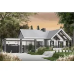 Front Photo 05 - Olympe Row Modern Home 032D-1000 - Shop House Plans and More