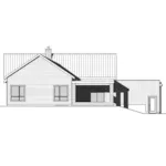 Rear Elevation - Olympe Row Modern Home 032D-1000 - Shop House Plans and More