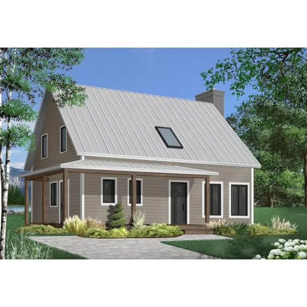 Front Photo 01 - Beausejour Modern Cabin 032D-1006 - Search House Plans and More