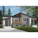 Front of Home - Lucinda Bay Multi-Family Home 032D-1009 - Shop House Plans and More