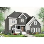 Front of Home - Kensington Bay Traditional Home 032D-1013 - Search House Plans and More