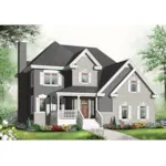 Front Photo 01 - Kensington Bay Traditional Home 032D-1013 - Search House Plans and More