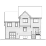 Rear Elevation - Chelsea Lane 032D-1014 - Search House Plans and More