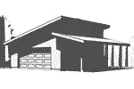 Building Plans Front Elevation - Chandler Bay 2-Car Garage 032D-1017 | House Plans and More