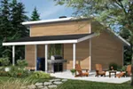 Building Plans Front of Home - Chandler Bay 2-Car Garage 032D-1017 | House Plans and More