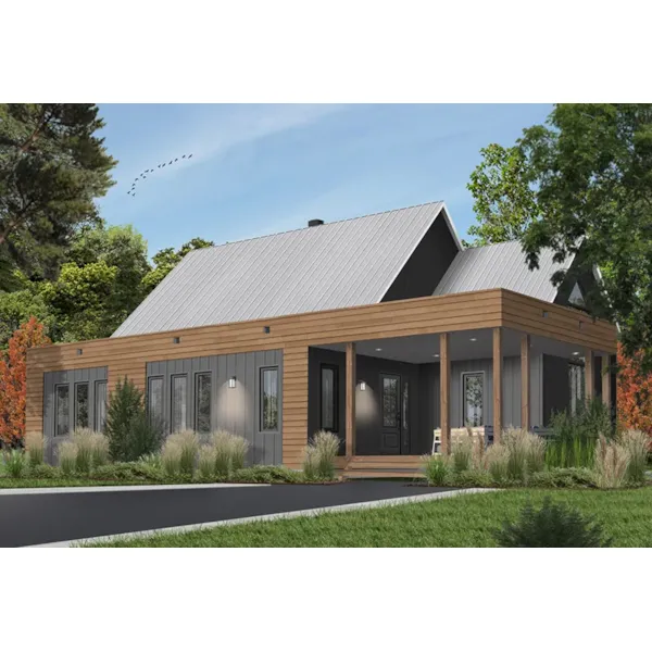 Front Image - Bergen Hill Modern Home 032D-1018 - Search House Plans and More