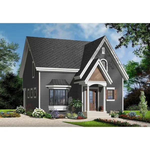 European House Plan Front Photo 01 - 032D-1020 - Shop House Plans and More