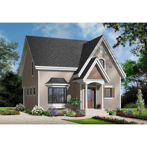 European House Plan Front Photo 02 - 032D-1020 - Shop House Plans and More