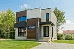 Contemporary House Plan Front of Home - Armand Modern Two-Story Home 032D-1021 - Search House Plans and More