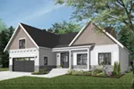 Lake House Plan Front of Home - 032D-1023 - Shop House Plans and More