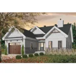 Craftsman House Plan Front Photo 01 - Gallina Pass Craftsman Home 032D-1025 - Shop House Plans and More