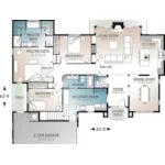 Sunbelt House Plan Front Photo 01 - Carlo Island Ranch Home 032D-1026 - Shop House Plans and More