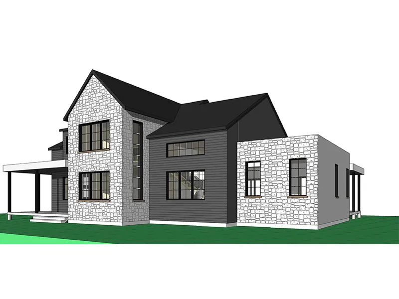 Prairie House Plan Front Image - 032D-1034 - Shop House Plans and More