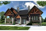 Lake House Plan Front of Home - 032D-1035 - Shop House Plans and More