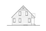 Country House Plan Rear Elevation - 032D-1046 - Shop House Plans and More