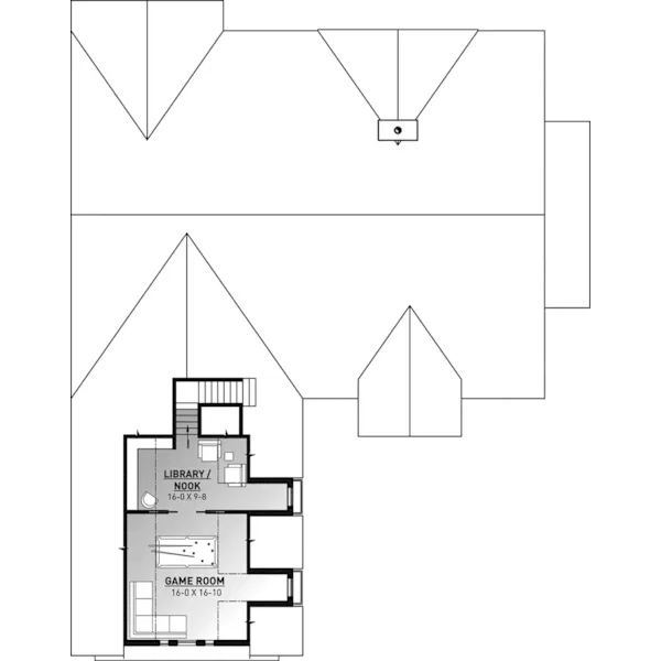 Farmhouse Plan Second Floor - Shaw Spring Modern Farmhouse 032D-1060 - Shop House Plans and More