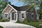 Rustic House Plan Front of House 032D-1063