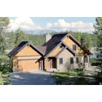 Bungalow House Plan Front Photo of House - Barron Pass Rustic Home 032D-1068 - Shop House Plans and More