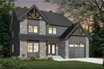 Craftsman House Plan Front Photo 02 - 032D-1070 - Shop House Plans and More