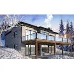 European House Plan Rear Photo 04 - Matterhorn Modern Home 032D-1071 - Shop House Plans and More