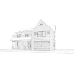 Modern Farmhouse Plan Front Image of House - Holly Hollow Home 032D-1078 - Shop House Plans and More