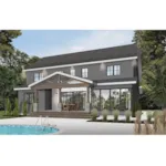 Modern Farmhouse Plan Rear Photo 04 - Holly Hollow Home 032D-1078 - Shop House Plans and More